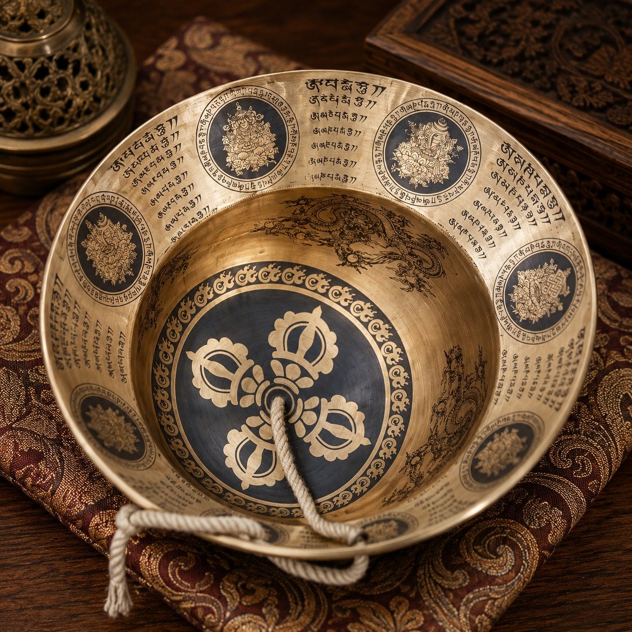 Traditional Tibetan Tingsha Cymbals